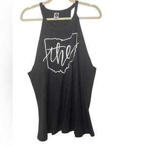 The Ohio State Gray Halter Tank Size XL